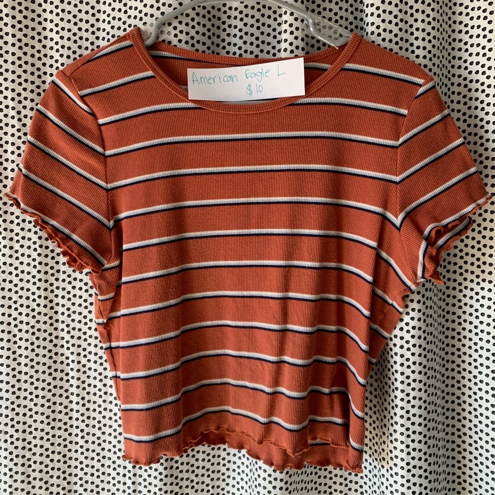 Stripped Crop Top